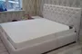 Кровать двуспальная мягкая MIRA с подъемным механизмом, 160x200