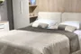 Кровать двуспальная мягкая KOLIBRI с подъемным механизмом, 180x200