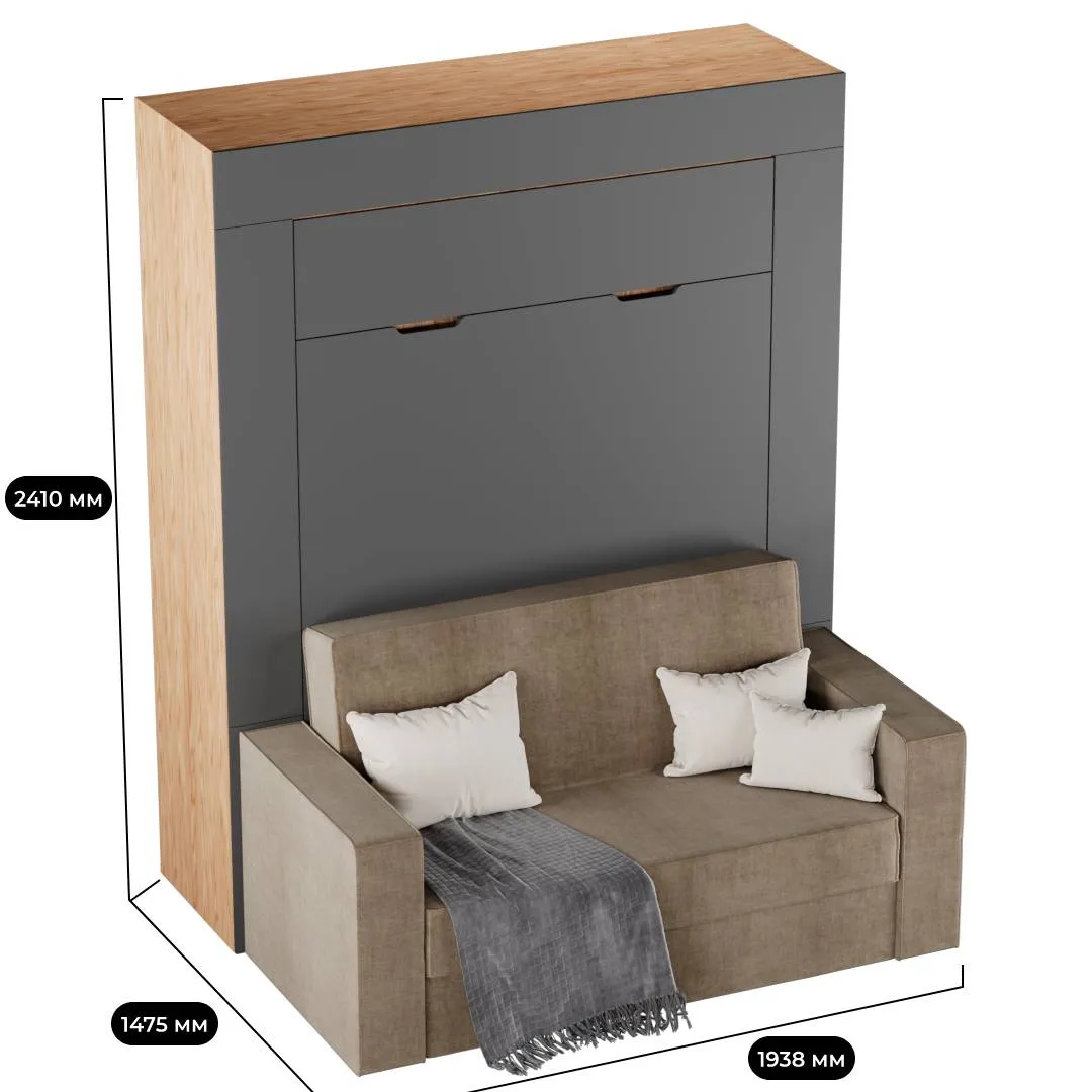 Шкаф-кровать трансформер L950-60.140, 140x200
