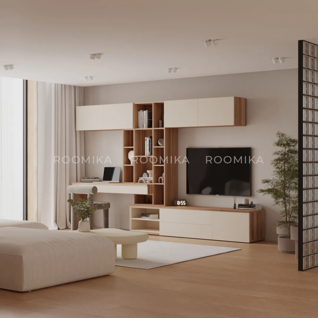 Антресоль с двумя откидными дверями R312.35