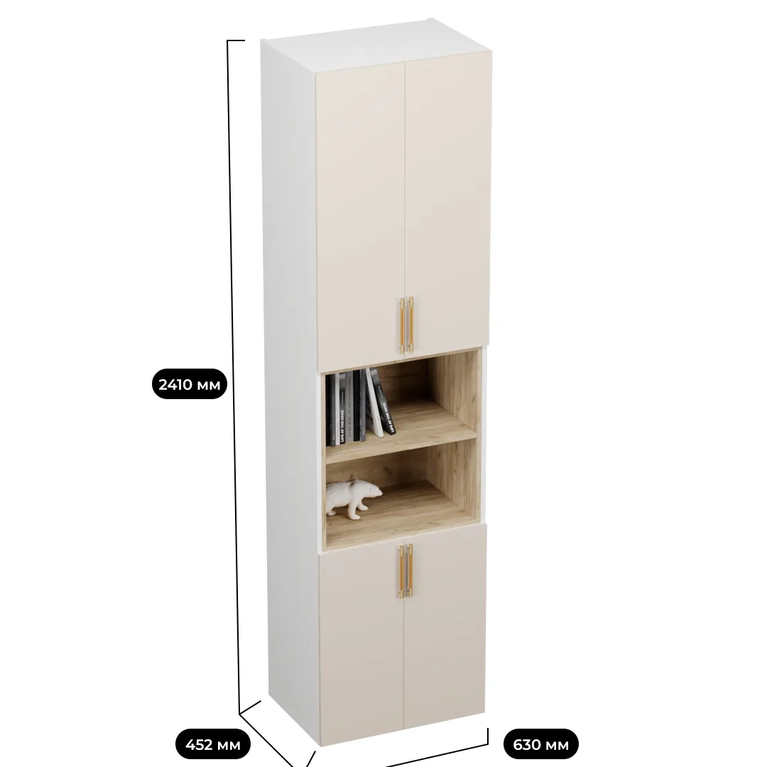 Шкаф книжный с нишей L228.44