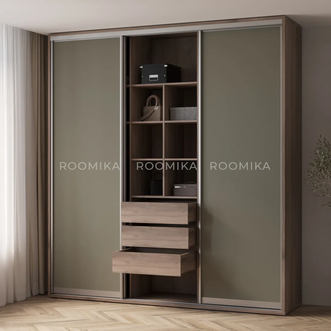 Шкаф-купе ХG246.60-2, профиль INTEGRO, фасад МДФ