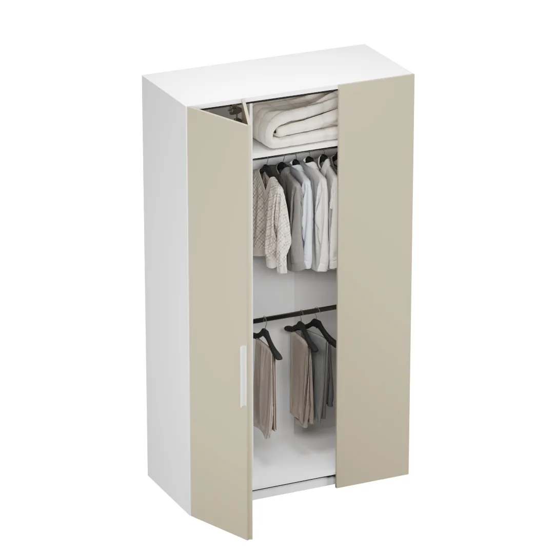 Шкаф со складными дверьми и фальш панелью L206 L/R