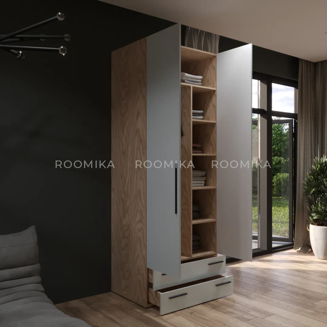 Шкаф двустворчатый с ящиками LG-211.60