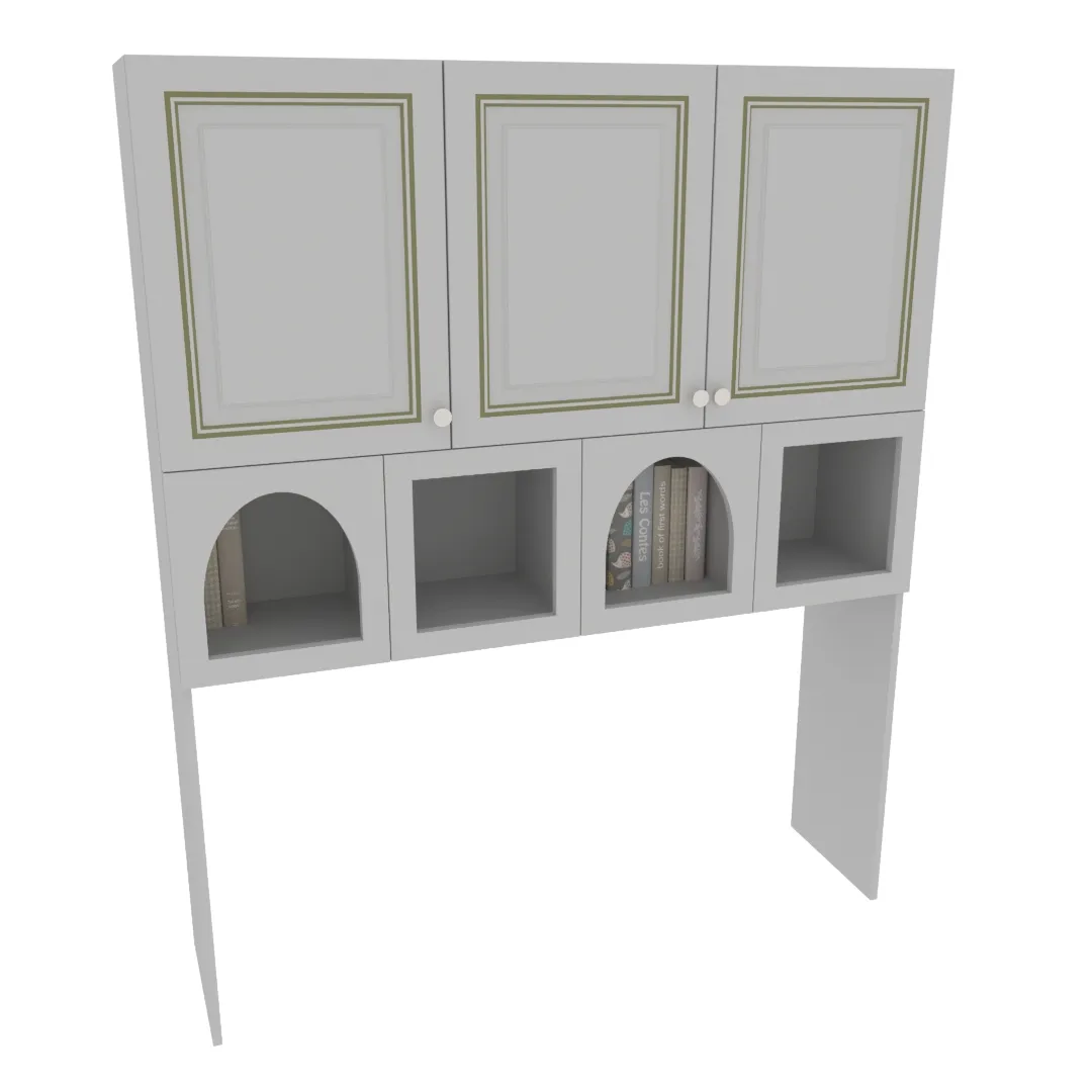 Надставка на стол с фигурными вставками A814