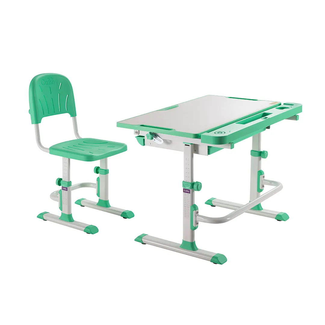 Комплект парта + стул трансформеры DISA GREEN