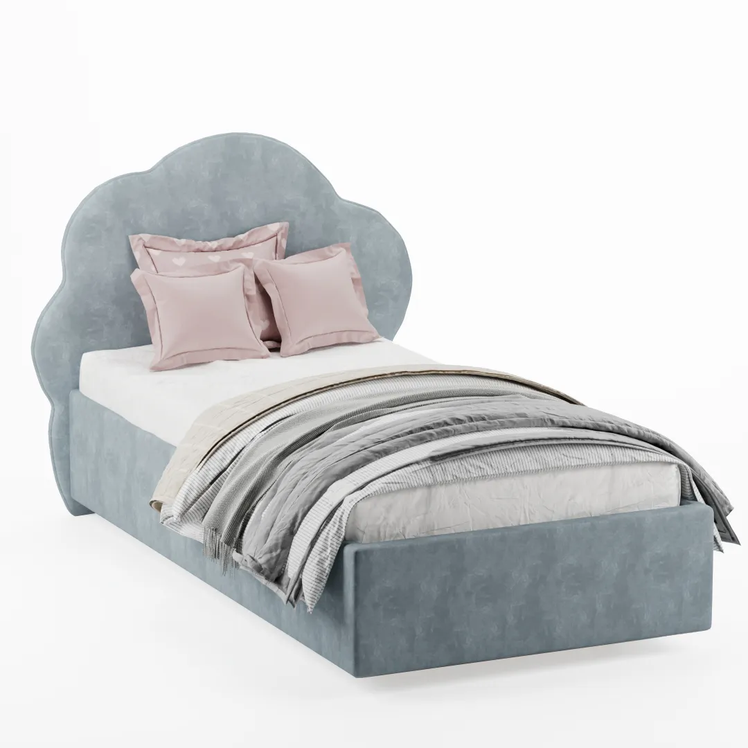 Кровать односпальная мягкая CLOUD  с подъемным механизмом, 90x190
