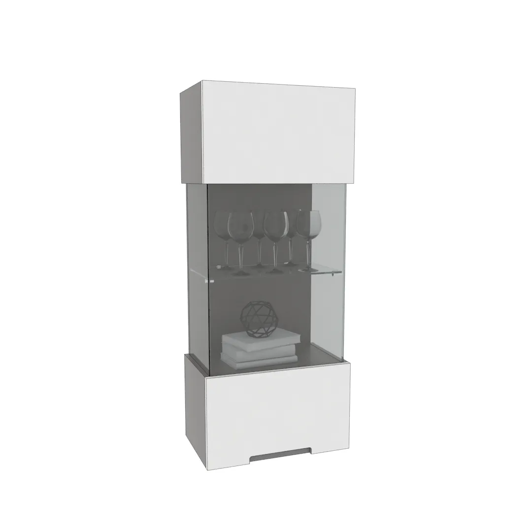 Шкаф навесной, фасады в эмали LE-350