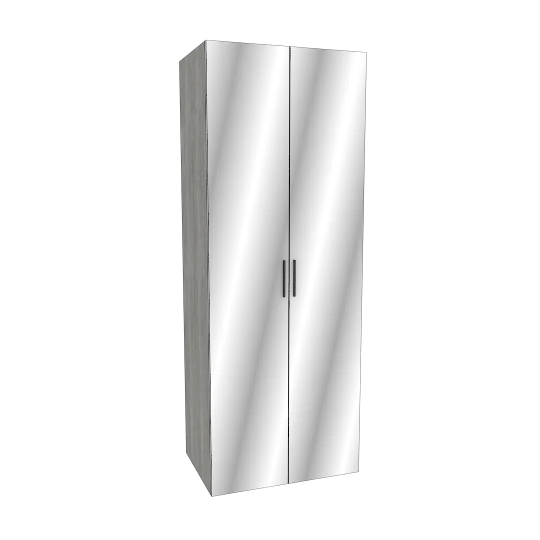 Шкаф двустворчатый с зеркалом LG-210.60-2Z