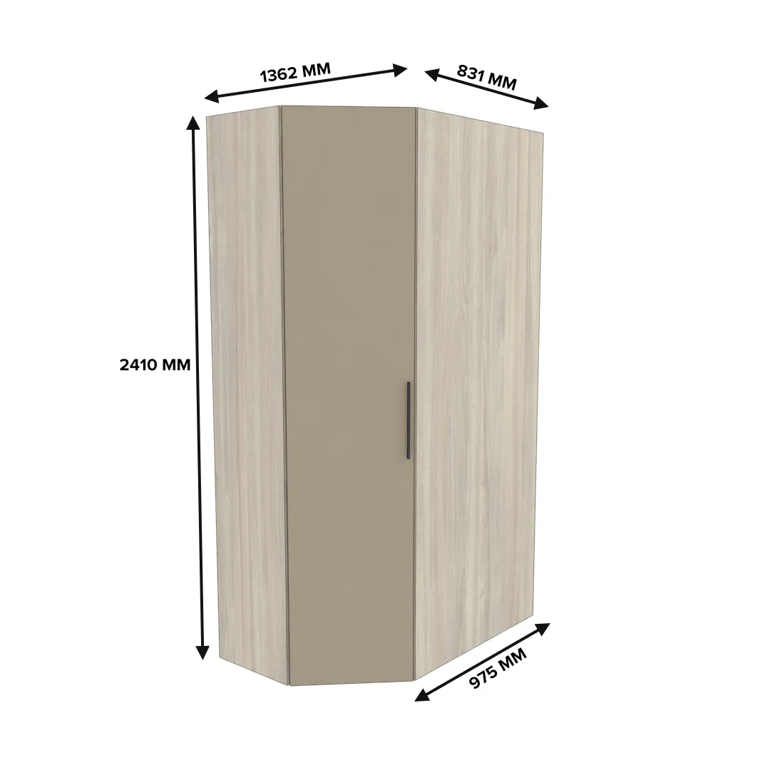 Шкаф угловой L209.44 L/R