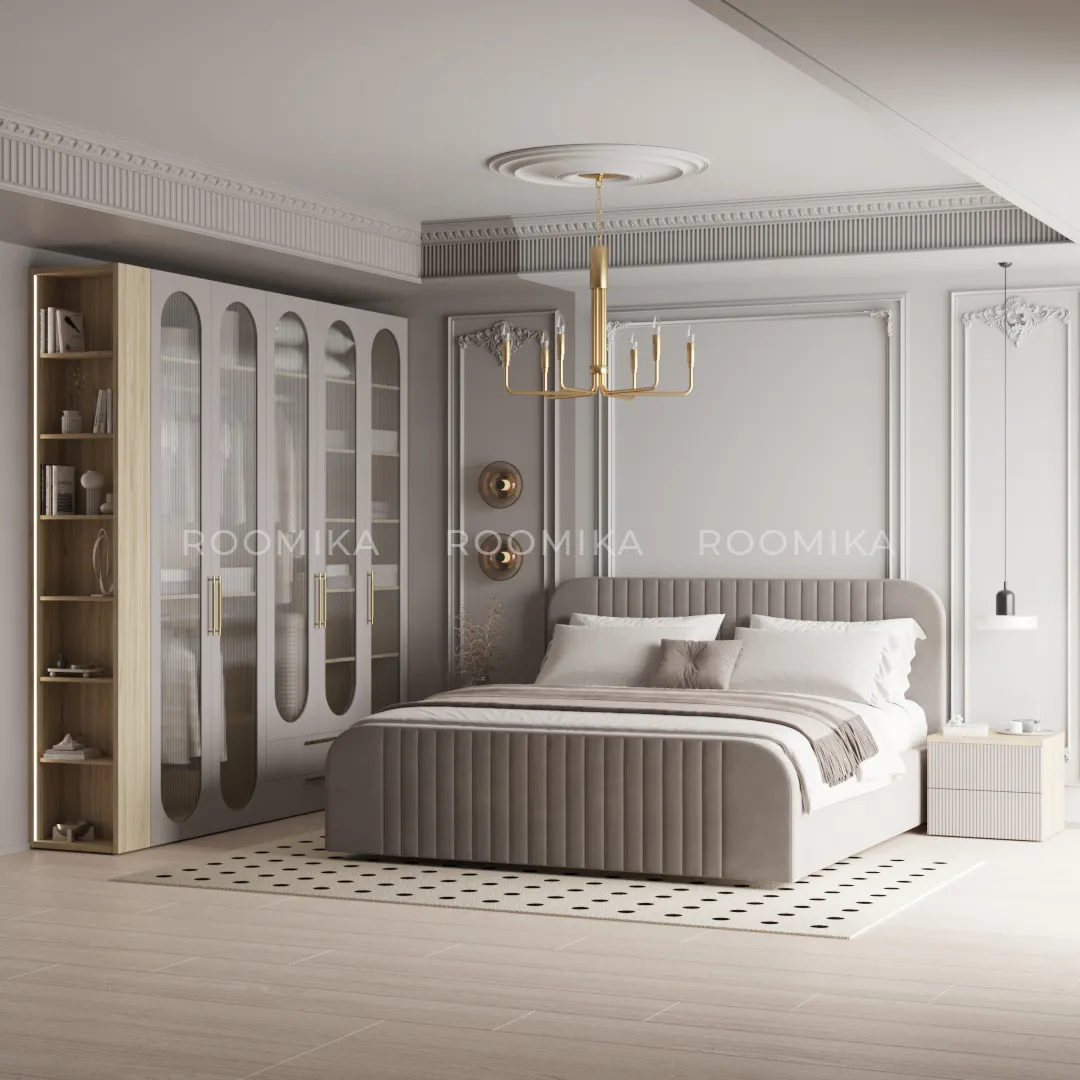 Кровать двуспальная мягкая MALTA с подъемным механизмом, 140x200