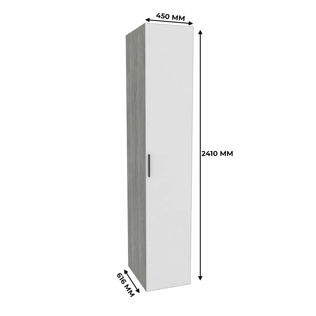 Шкаф 1 дверный узкий LG-220.60-4