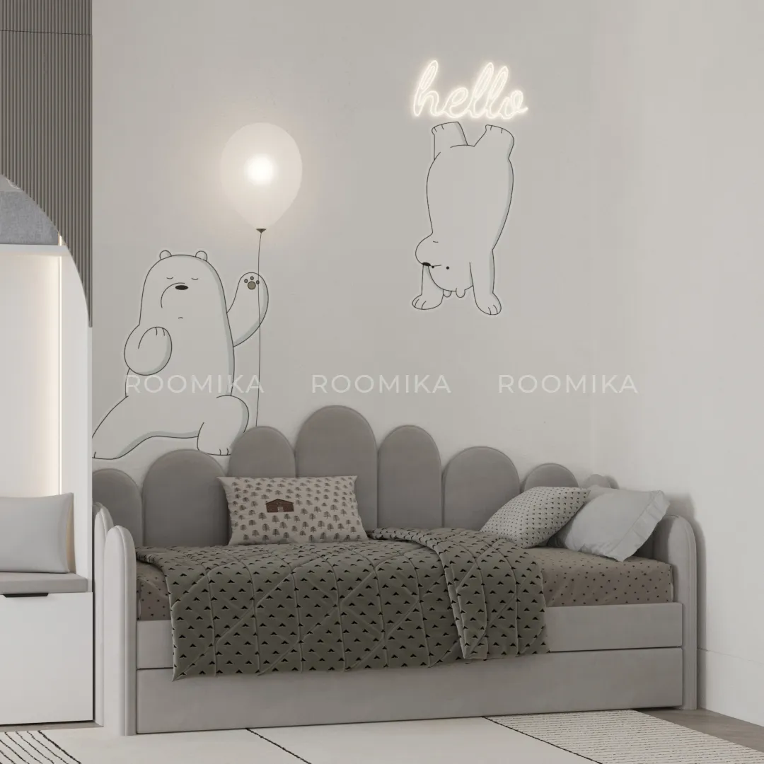 Lazio детская фрезерованные фасады в эмали 91