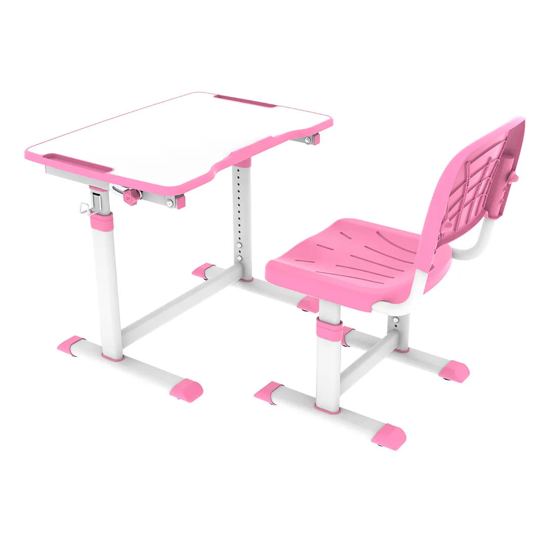 Комплект парта + стул трансформеры OLEA Pink Cubby