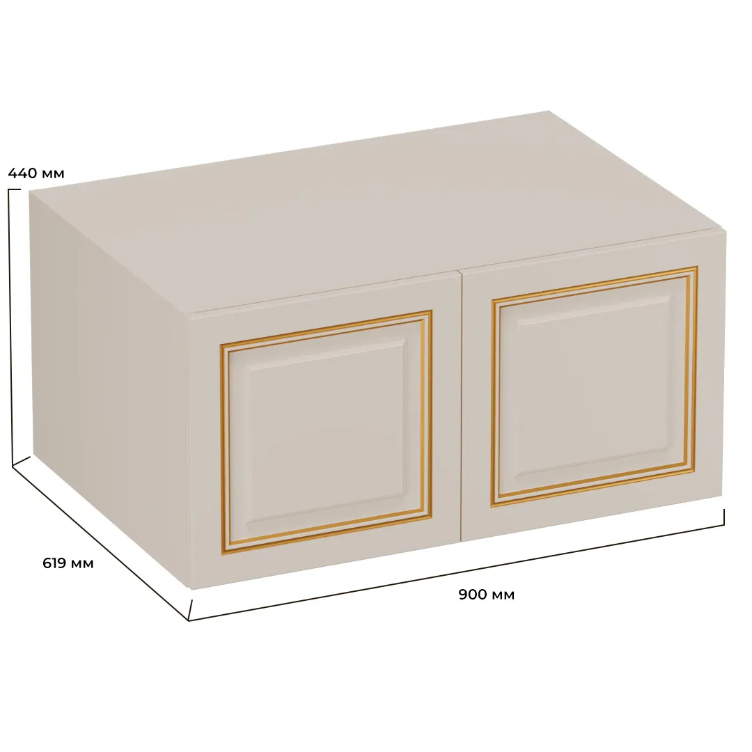 Антресоль на двухдверный шкаф глубиной 619мм А490.60