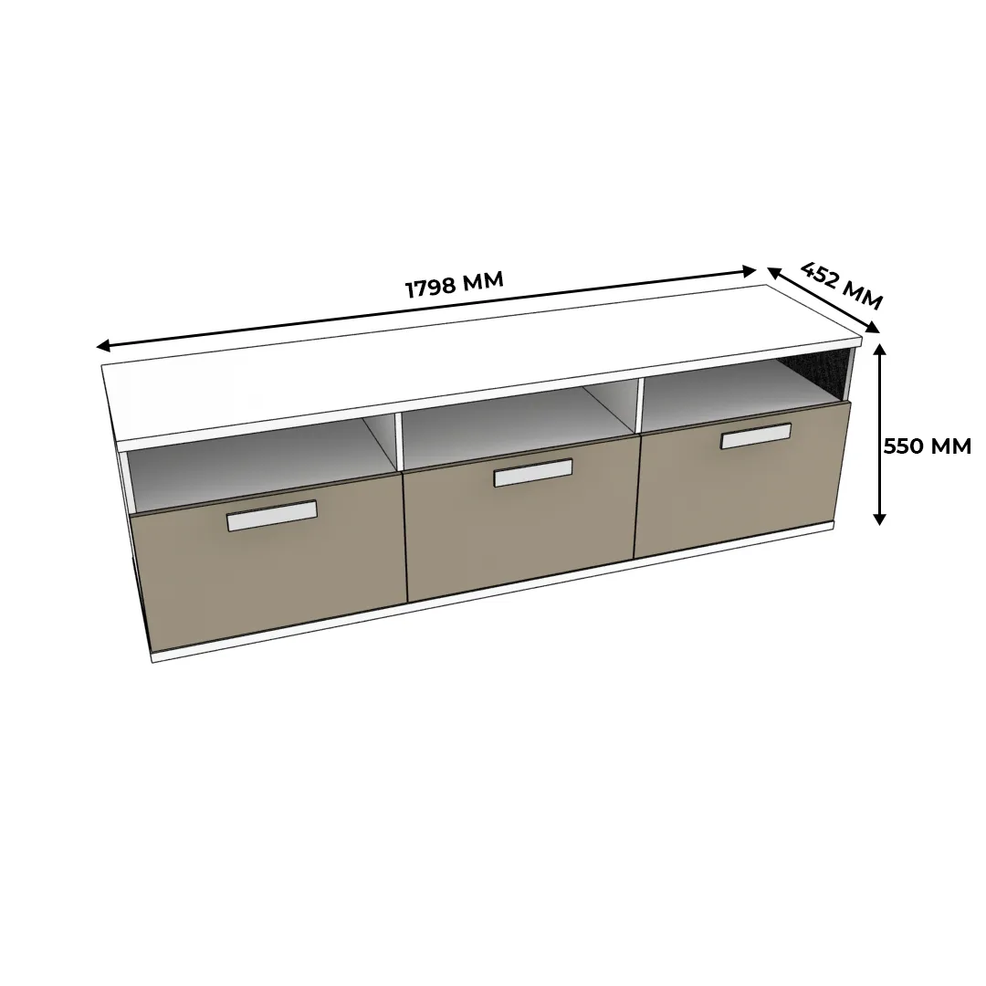 Тумба TV 3 ящ. E508