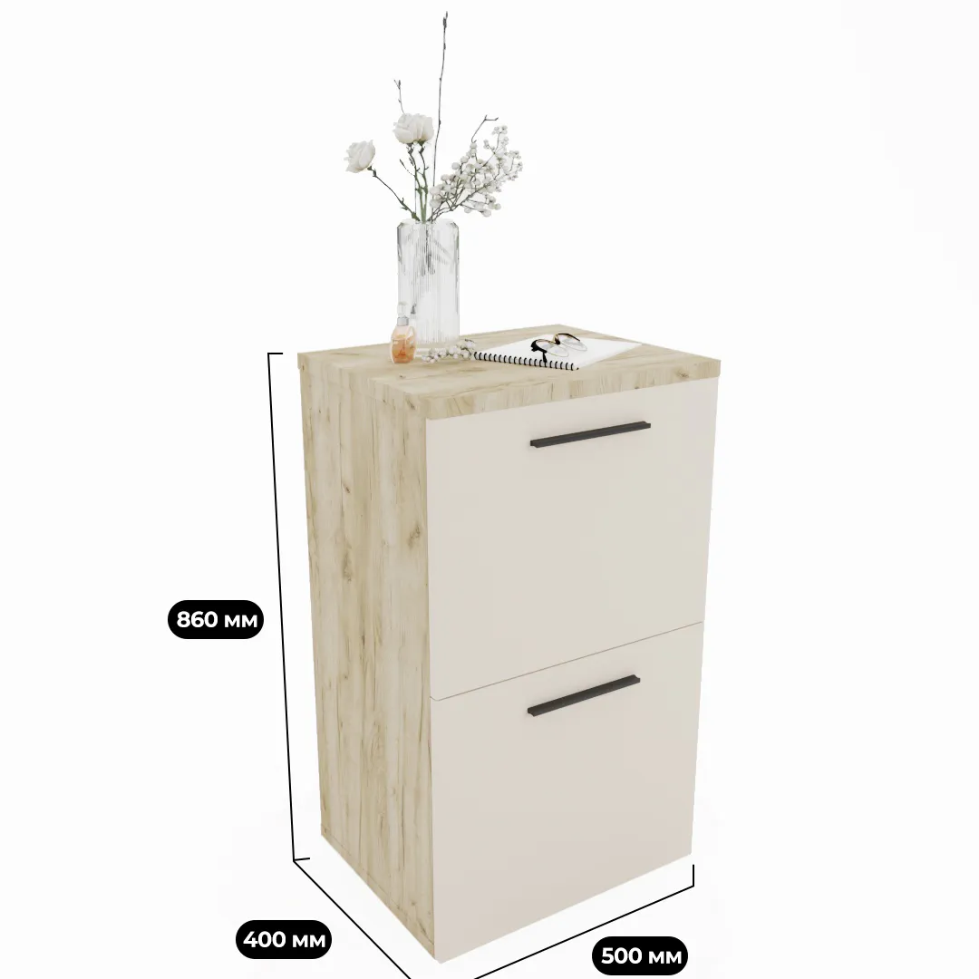 Тумба узкая с ящиком L-873