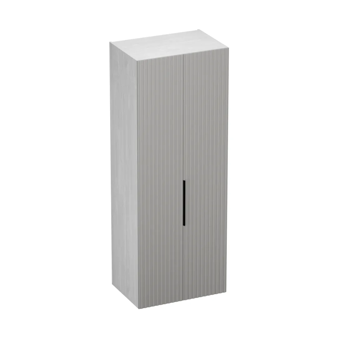 Шкаф 2 дверный, фрезерованные фасады в эмали LE-210.60-1