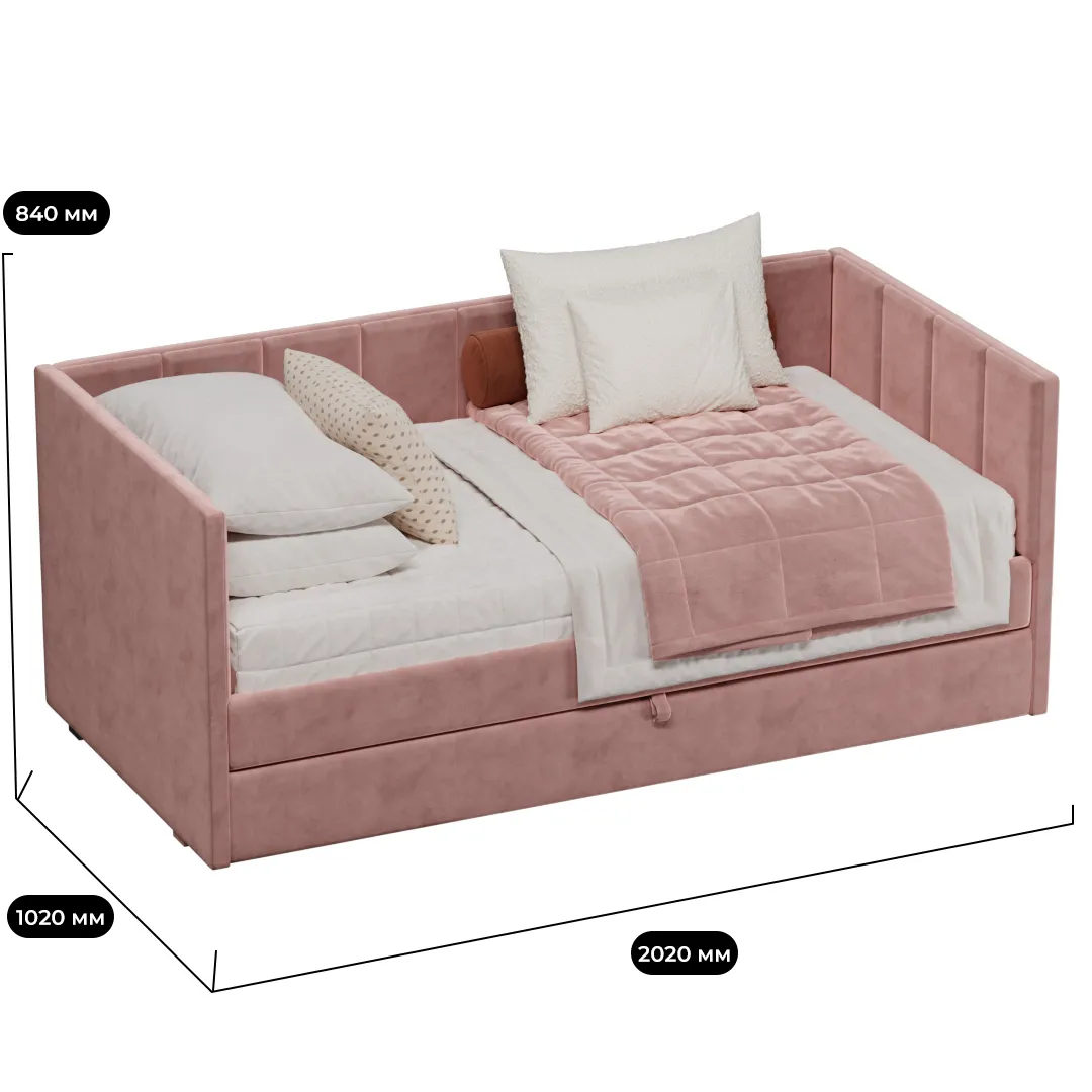 Кровать со вторым выдвижным спальным местом LINE 2