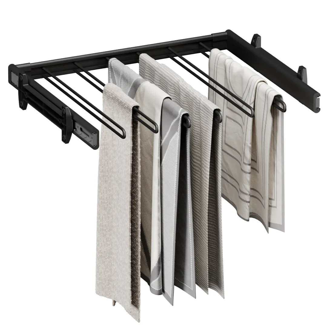 BELLE  Вешалка для брюк, 600 мм, цвет графит, BE60TRGR