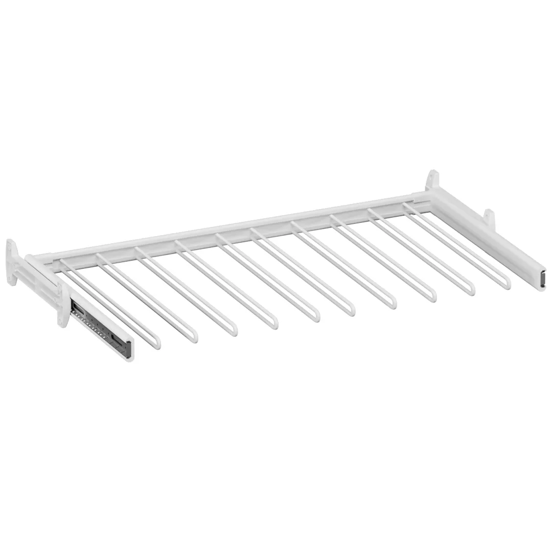 BELLE  Вешалка для брюк, 900 мм, цвет белый, BE90TRWH
