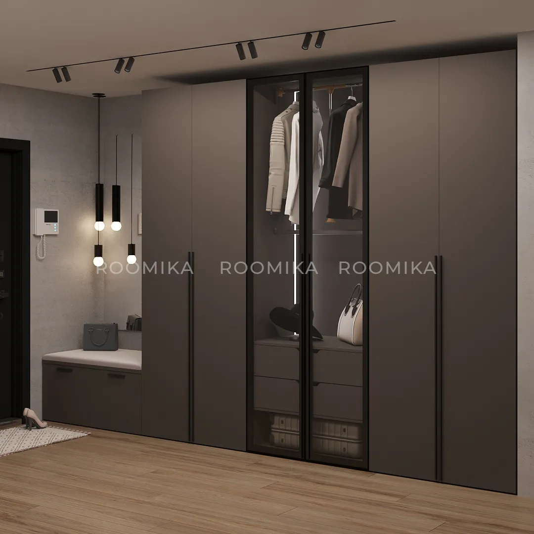 Шкаф для спальни с двумя ящиками с подсветкой R210.60-6