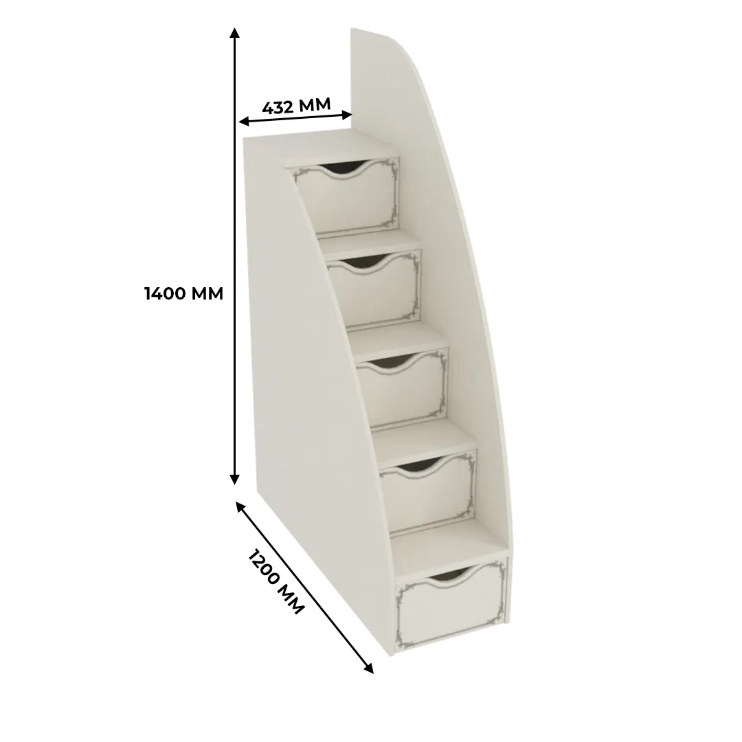 Лестница с ящиками для кроватей E21