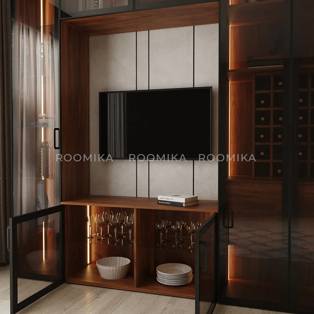 Тумба напольная под ТВ с подсветкой R501.12