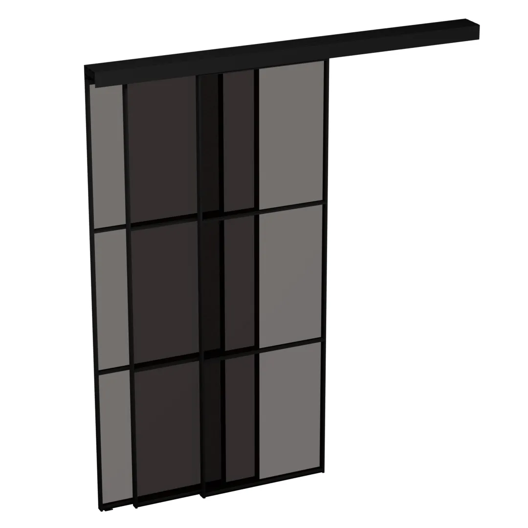 Стеклянная межкомнатная перегородка для кухни GRACE 18