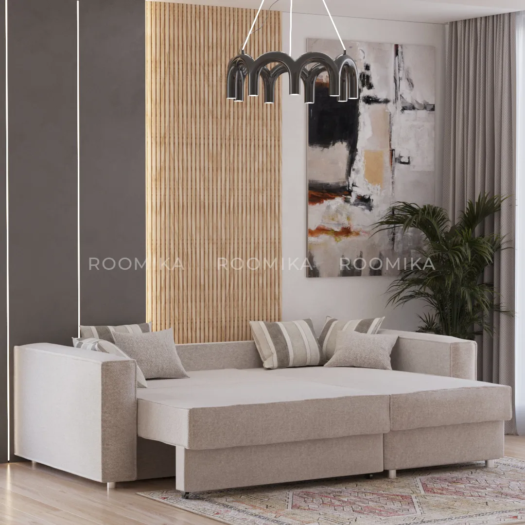 Диван угловой раскладной, система Евро-книжка MODERN