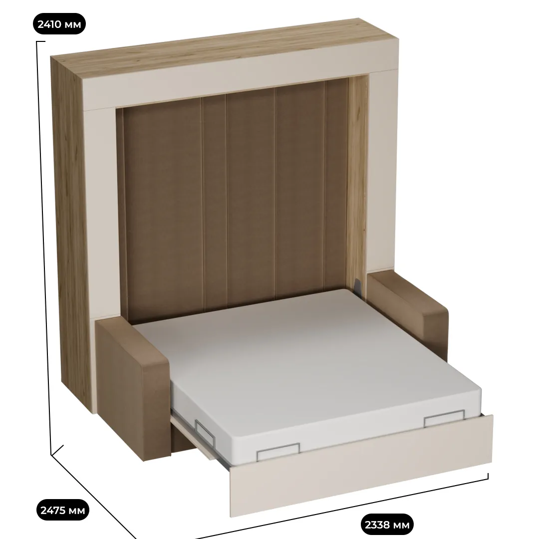 Шкаф-кровать трансформер L950-60.180, 180x200