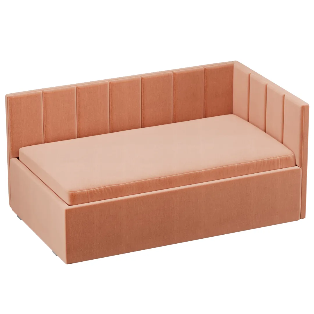 Кровать с подъемным механизмом и ящиком для белья LINE М1, 90х160