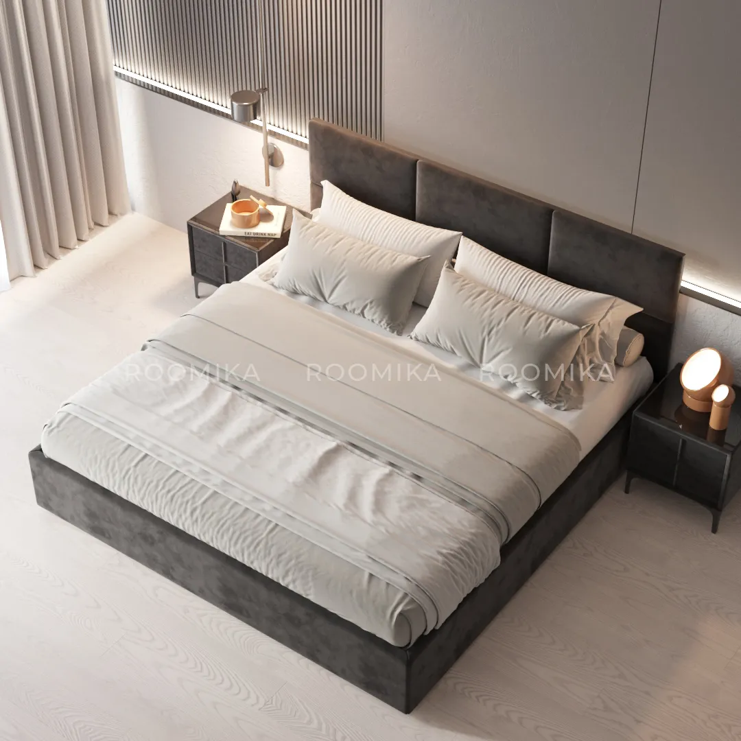 Кровать двуспальная мягкая VERSAL с подъемным механизмом, 200x200