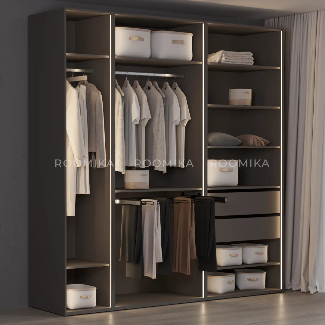 BELLE  Вешалка для брюк, 900 мм, цвет черный, BE90TRBL