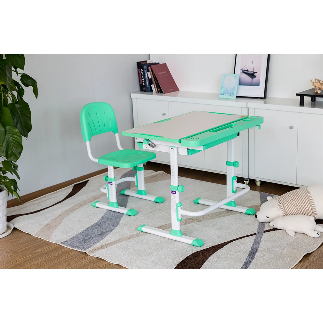 Комплект парта + стул трансформеры DISA GREEN