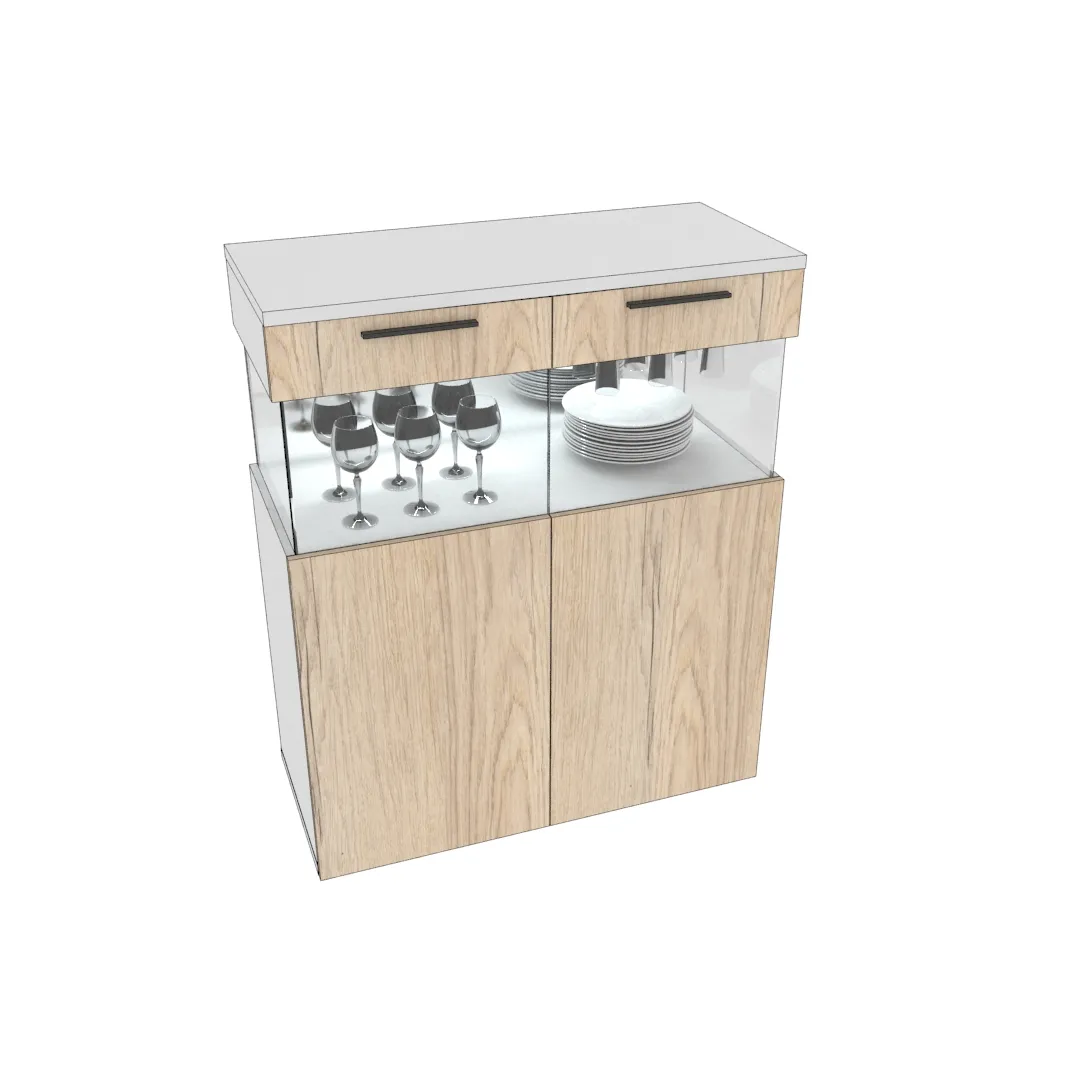 Винный шкаф с подсветкой L200