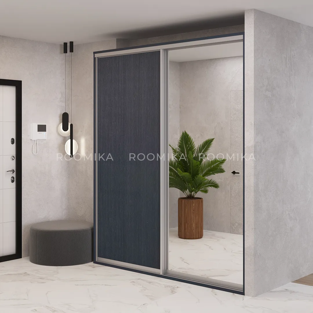 Шкаф-купе U200 тип 1 МДФ/зеркало