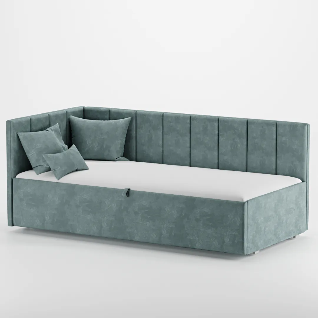 Кровать с подъемным механизмом и ящиком для белья LINE М1