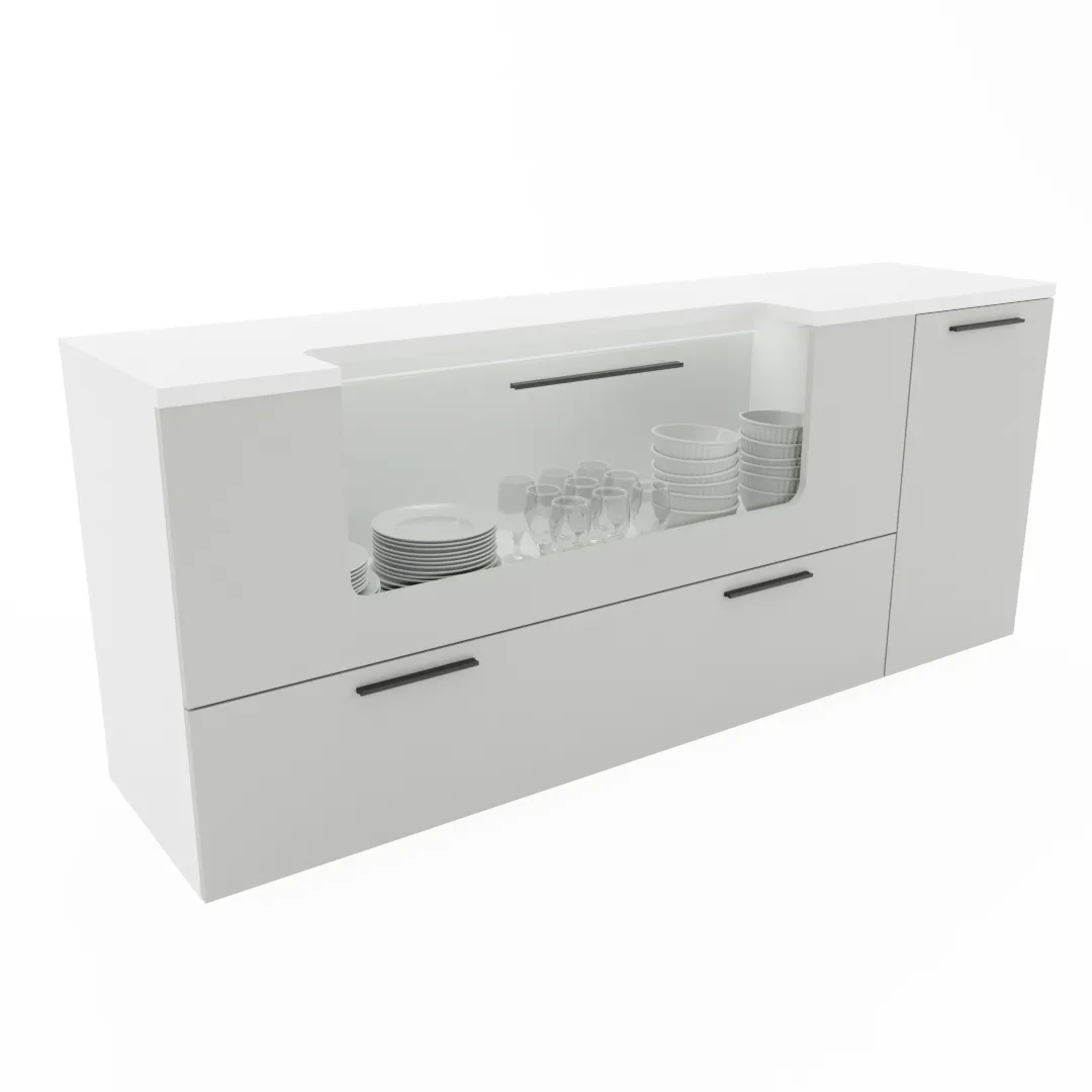 Тумба TV  с подсветкой L750 L/R