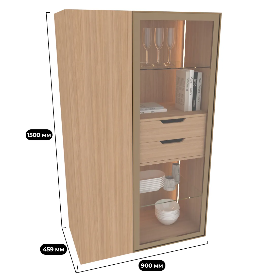 Шкаф с подсветкой R256