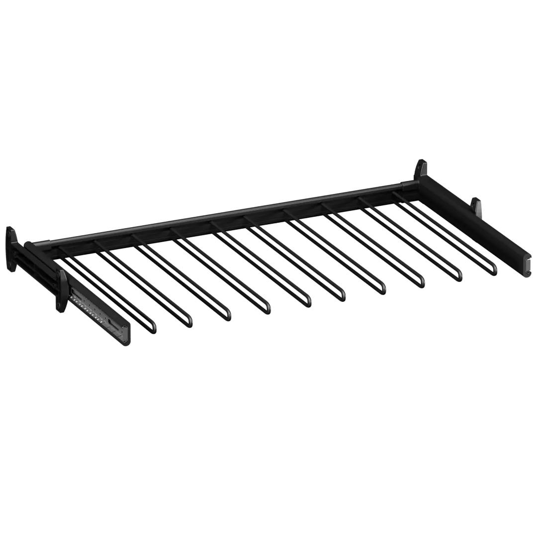 BELLE  Вешалка для брюк, 900 мм, цвет графит, BE90TRGR