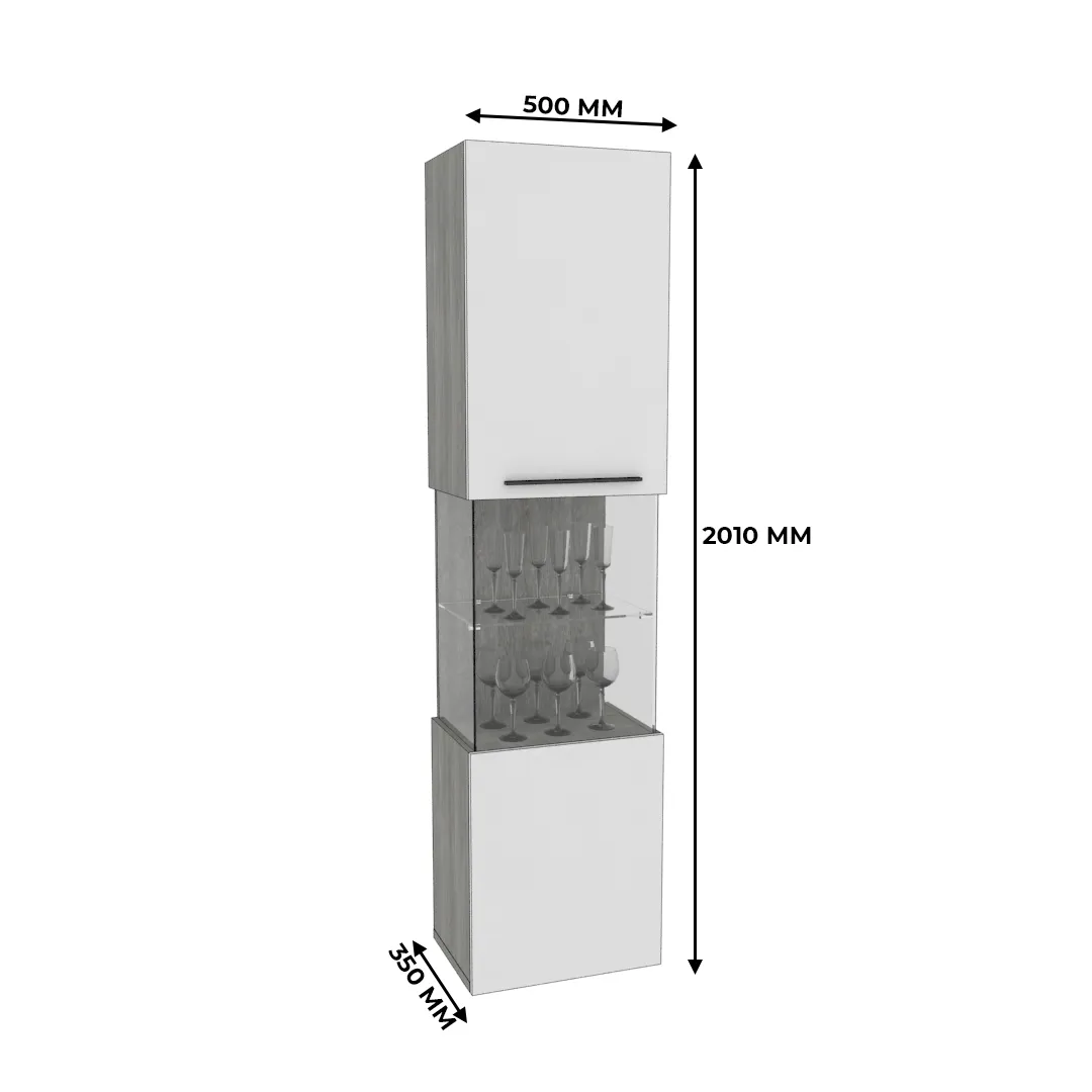 Шкаф напольный LG-225 L/R