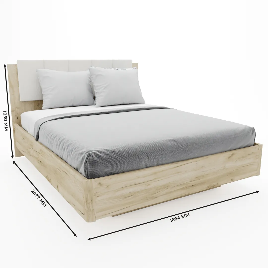 Кровать двуспальная CUBO с парящим эффектом C161 , 160x200