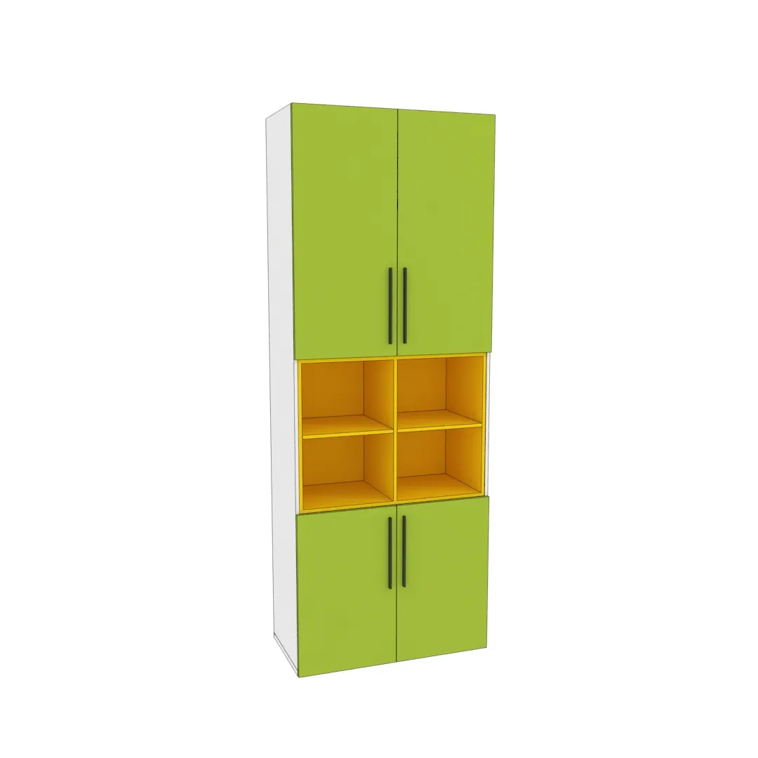 Шкаф книжный с нишей L216