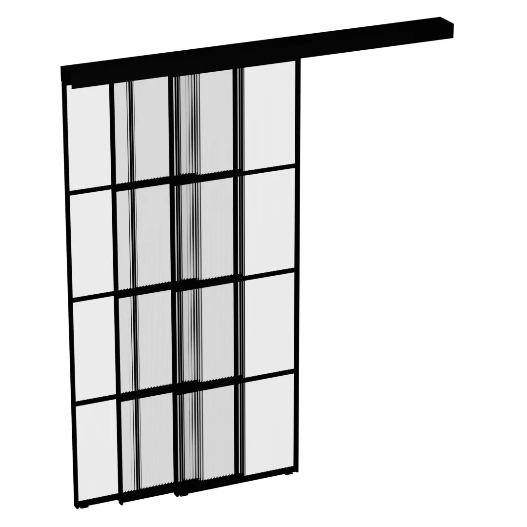 Раздвижная перегородка-купе, стекло Мору GRACE 13