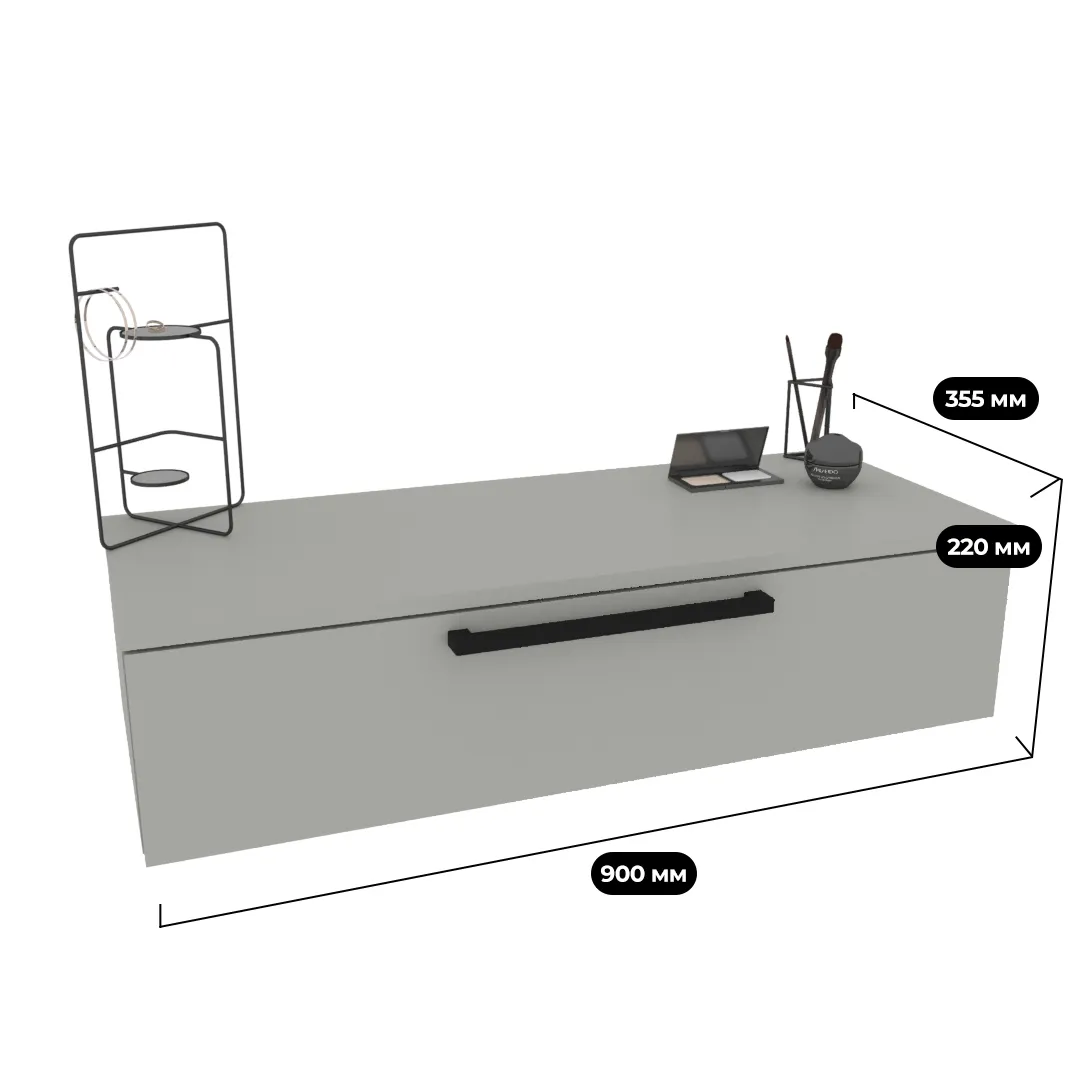 Туалетный столик, навесной, 1 ящик R511