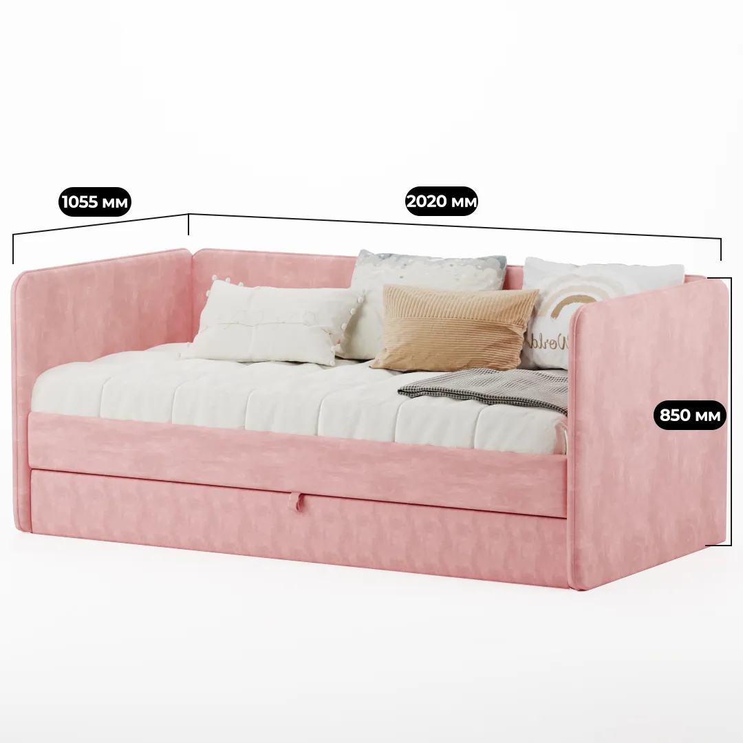 Кровать со вторым выдвижным спальным местом RUBY 2