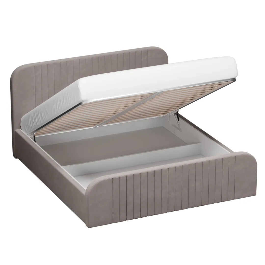 Кровать двуспальная мягкая MALTA с подъемным механизмом, 180x200