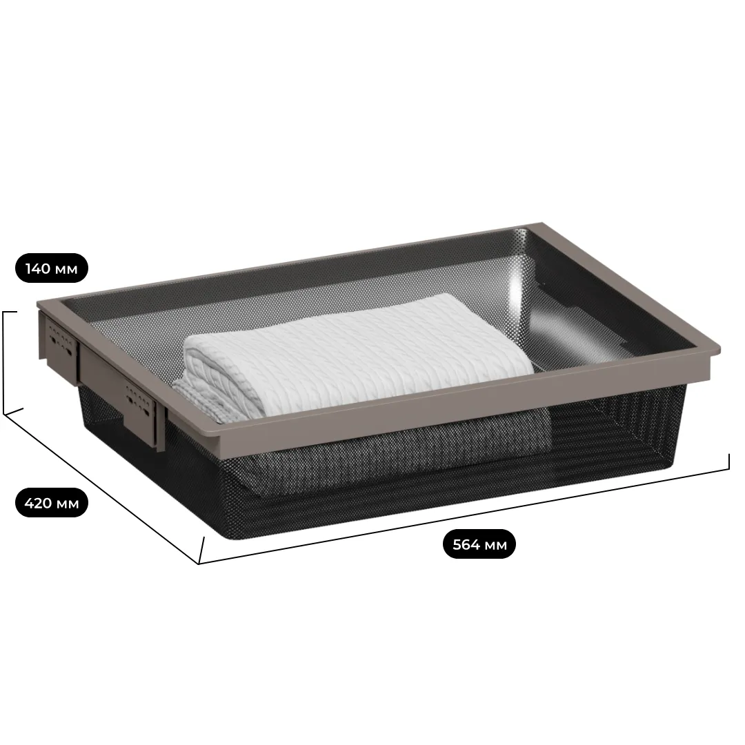 ALFA Выдвижная корзина в базу 600 мм, FRM5802.564.01