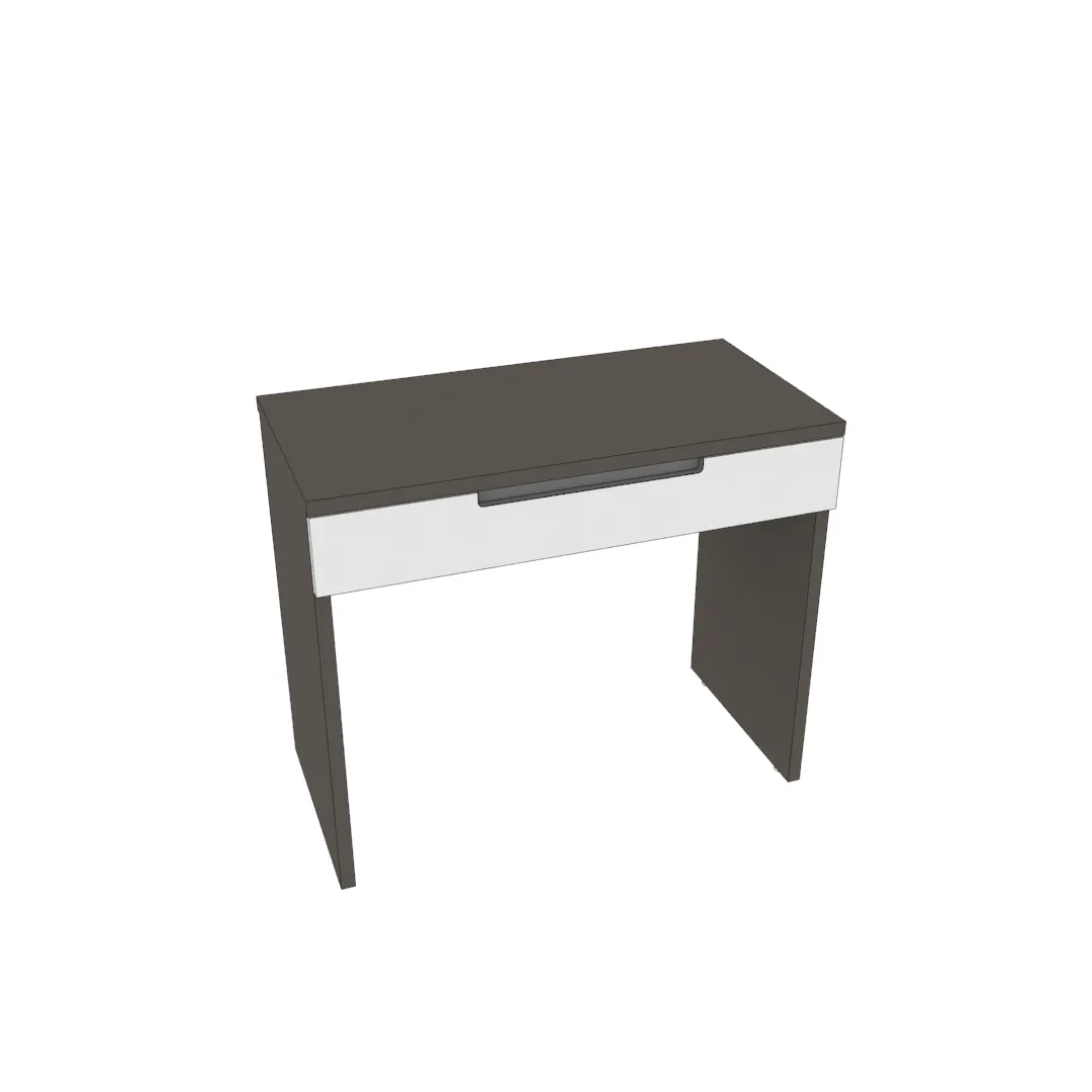 Туалетный столик, фасады в эмали LE-700